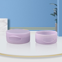 Bouchon à rabat filaire professionnel de 38mm Texture mate shampooing et bouchon de bouteille de lavage corporel couvercle à rabat en plastique