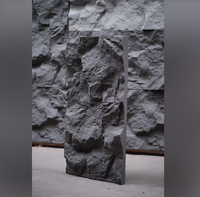 Panneau mural en pierre 3D certifié CE, léger, en mousse PU, écologique, ignifuge, faux revêtement pour usage extérieur