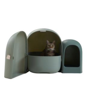 Caja de arena plegable para gatos, mueble multifuncional para mascotas, nuevo diseño - Product Image 2