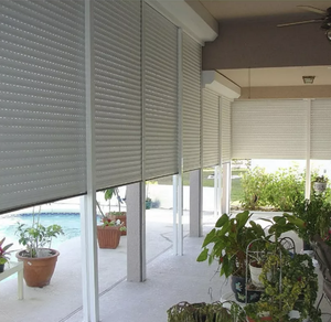 Ucuz alüminyum alaşımlı haddeleme kapı uzaktan kumandası silindir kepenk kapı - Product Image 5