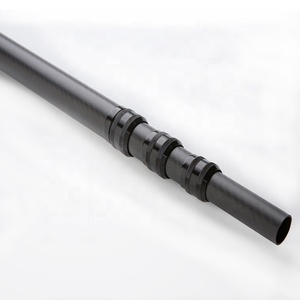 Cao Modulus bọc 3K TORAY prepreg sợi carbon Ống ống cực nhà máy Telescopic Câu Cá hạ cánh lưới - Product Image 4