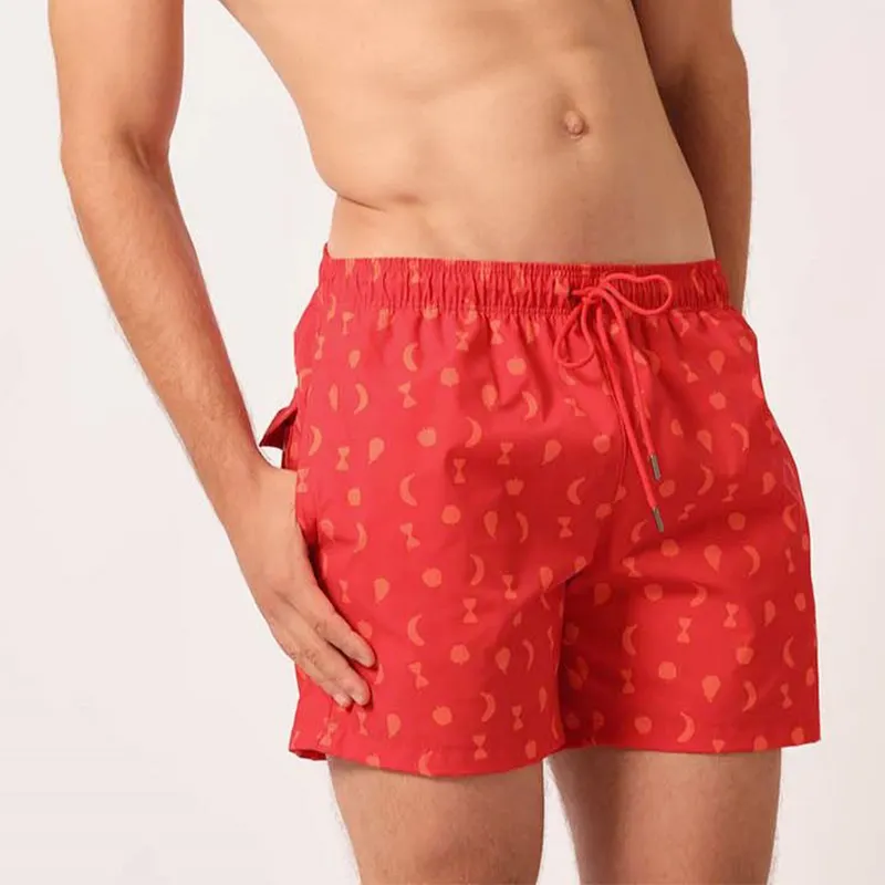 Yeni yaz şort erkek eğilim marka gevşek spor pantolon nefes pantolon rahat plaj pantolonları footy şort