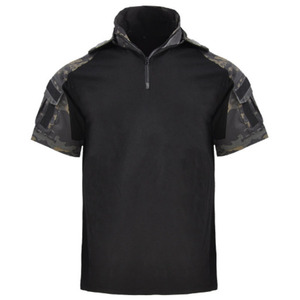 Chemise à manches courtes camouflage à capuche DFG01, polo, combinaison de camouflage - Product Image 4