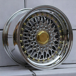 Rines de Tres Piezas Atornillados 5x120 5x114.3 5x100, Rines Forjados Clásicos Personalizados de 3 Piezas <span class=keywords><strong>para</strong></span> bmw <span class=keywords><strong>BBS</strong></span> rs <span class=keywords><strong>BBS</strong></span> Fi-r - Product Image 3