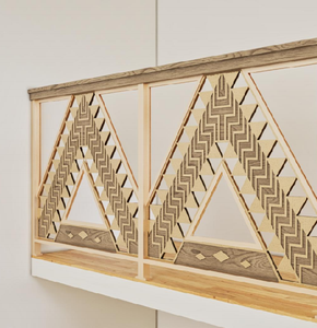 סגנון חדש עץ באלסטר זכוכית מעקה נירוסטה הבזח למינציה זכוכית למינציה - Product Image 2