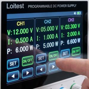 LoiTest PDS 3032-10B แหล่งจ่ายไฟแบบตั้งโปรแกรมได้สามช่องสัญญาณ 32V 10A 445W 1mV/0.2mA หน้าจอสัมผัส รองรับการตั้งค่าลำดับ 20 กลุ่ม - Product Image 5