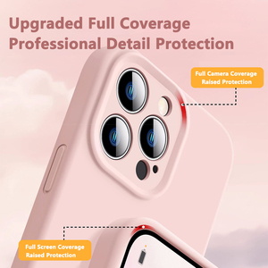 เคสโทรศัพท์มือถือซิลิโคนเหลวแบบกันกระแทกสำหรับ iPhone 17 16 15 14 13 Pro Max Plus ทุกรุ่น ขายส่ง - Product Image 3