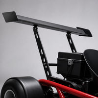 Kart à pédales électrique à une place de 2500 W, 60 V, 70 km/h, autonomie de 60 km, charge utile de 200 kg, cadre en acier à haute teneur en carbone, course en plein air pour adultes