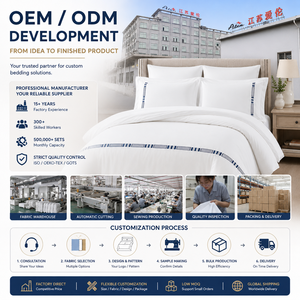 Ensemble <span class=keywords><strong>de</strong></span> literie brodé sur mesure OEM ODM, housse <span class=keywords><strong>de</strong></span> couette et taie d'oreiller pour hôtel, logo <span class=keywords><strong>personnalisé</strong></span>, motif, taille, linge <span class=keywords><strong>de</strong></span> <span class=keywords><strong>lit</strong></span> <span class=keywords><strong>de</strong></span> luxe - Product Image 2