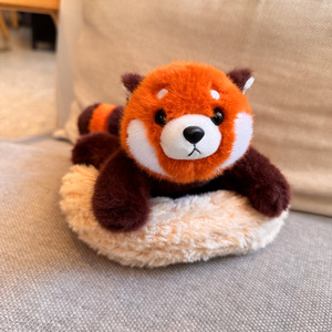 Adorable poupée de <span class=keywords><strong>lit</strong></span> authentique Lesser, un jouet en peluche pour animal de compagnie à trois positions, compagnon de bureau et cadeau d'anniversaire parfumé. - Product Image 4