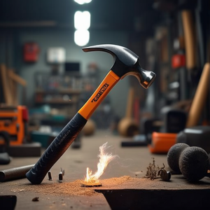 Ttake Mechanics <b>Hammer</b> Fiberglass Handle 16 Oz For Metalwork And Chiseling - Product Image 3