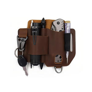 Funda de cuero premium para multiherramienta, organizador de cinturón EDC para trabajo y uso diario, funda de cuero para hombre, organizador de bolsillo EDC - Product Image 1