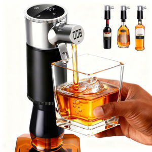 מתקן יין מודרני 2026 עם לוגו בהתאמה אישית, הגשה עצמית, חשמלי, קירור, מאוורר משקאות דיגיטלי, מזיגת יין מבית Wine Dispenser - Product Image 1