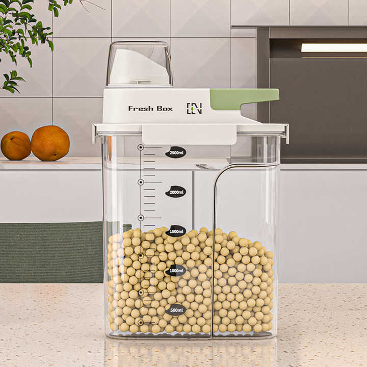 Customized 1.5l/2l/2.5l Grain Storage Containers Food Box Grain Jar ...