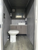 Wecare-Toilettes mobiles de luxe portables avec WC douche Toilettes mobiles pratiques et élégantes