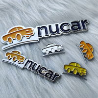 Emblème de voiture en plastique ABS métal 3D personnalisé autocollant adhésif conception de logo pour utilisation en exposition