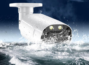 户外 POE 5MP IP66 子弹型摄像机 CMOS 传感器 夜视功能 内置警报器 运动检测功能 内置麦克风 1 年保修 SDK - Product Image 5