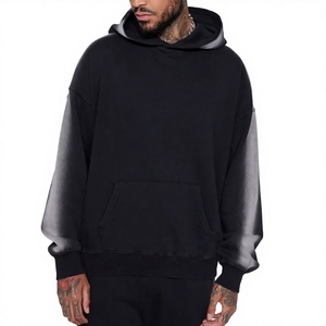 Sudaderas con Capucha para Hombre, Tallas Grandes, Personalizadas con Logotipo, 420g, 100% Algodón, Felpa Gruesa, Fabricante OEM - Product Image 1