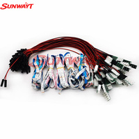 Barre lumineuse LED RGB SUNWAYT ST-P2 pour borne d'arcade, 1 mètre, en plastique, avec 7 couleurs clignotantes pour machines de jeu à monnayeur