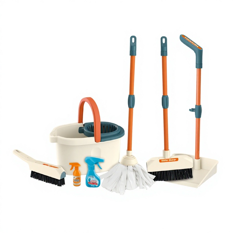 MILI Kids Education Pretend Play Cleaning
