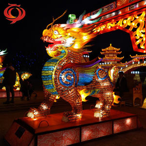 Lanternes chinoises traditionnelles en soie LED faites à la main, imperméables, très réalistes, pour l'extérieur, Diwali, Ramadan, Saint-Valentin - Product Image 4