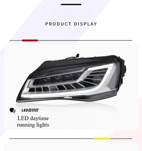 Hetop ไฟหน้า A8 2011-2013อัพเกรด <span class=keywords><strong>A8L</strong></span> ไฟหน้า LED แบบปลั๊กแอนด์เพลย์ดัดแปลงสัญญาณไฟเลี้ยวด้านหน้าสำหรับรถ <span class=keywords><strong>Audi</strong></span> - Product Image 3