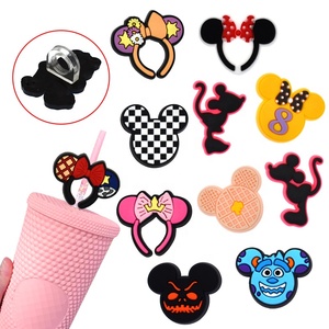 Glass <strong>Drink</strong> <strong>Straw</strong> <strong>Hat</strong> Toppers Cover Accessories Cute Call Duck Pvc <strong>Drink</strong> <strong>Straw</strong> <strong>Hat</strong> Toppers Cover Accessories - Product Image 3
