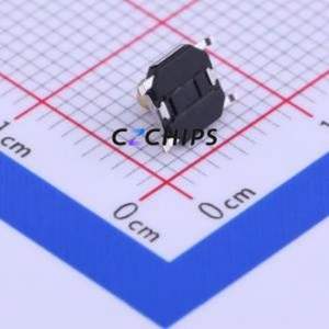 TS-1187A-C-G-B Tactile Switch SMD Switch Single Pole Single Throw Round Button 2.6N Vertical Mount - Product Image 2