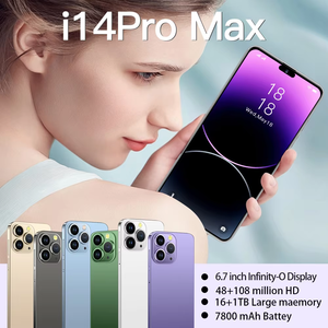 Nuevo Smartphone Global 2025 Original <span class=keywords><strong>I14</strong></span> 14 <span class=keywords><strong>Pro</strong></span> <span class=keywords><strong>Max</strong></span> 5G, Pantalla de 7.3 Pulgadas y 120Hz, Cámara Trasera de 108MP, Almacenamiento de 16GB+1TB, Deca Core MTK - Product Image 2
