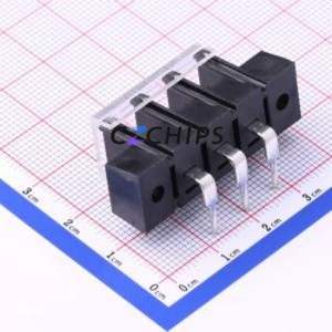 KF28RM-7.62-3P Barrier Terminal Block Bent Lead Through Hole,P=7.62mm Connector With Cover Plate 7.62mm 1x3P Right Angle Pin - Product Image 2