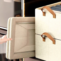 Organisateur de vêtements pour armoire en promotion, organiseur de tiroir amélioré avec poignée, organisateur de vêtements pliable pour la maison