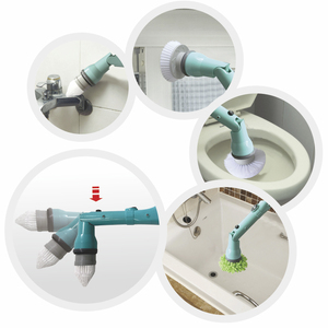 DC power Spin multi brush Multi-purpose for cleaning tile, bathroom, floor, grout, wall, bathtub, corner, kitchen,