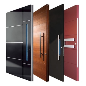 Custom porta principale Pivot esterno in acciaio inox Nigeria porte d'<span class=keywords><strong>ingresso</strong></span> ad alta sicurezza per la casa - Product Image 1