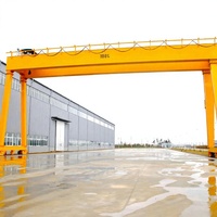 Grue à portique modèle MG, capacité nominale 75T, moteur électrique contrôlé par PLC, hauteur de levage 22M, portée 42M, utilisation extérieure