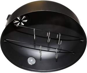 Lfgb अनुमोदन के साथ बहु-फलन ऊर्ध्वाधर चारकोल स्मोकर ग्रिल - Product Image 3