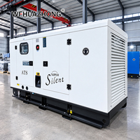 Groupe électrogène diesel industriel certifié CE, groupe électrogène diesel silencieux 80 kW 100 kW, unité de secours automatique