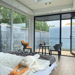 Standard Modern Camping Pod Space Prefab Portable Mobile <strong>Capsule</strong> House Hotel With <strong>Bathroom</strong> Prefabricated Villa Home - Product Image 3