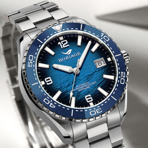 Reloj de Buceo Profesional BORIAGE de Lujo Diseño Original 2025 para Hombre Automático Mecánico NH35A 10ATM Zafiro Luminoso Acero 316L - Product Image 2