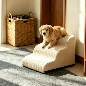 Échelle pour chat en mousse à 3 marches pour l'escalade en intérieur, amovible, lavable, antidérapante, pour accéder au lit, à la fenêtre et à l'arbre à chat - Product Image 1