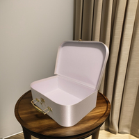 Scatola Valigia in Cartone Personalizzata, Confezione Regalo Artigianale in Cartone con Manico per Imballaggio Giocattoli