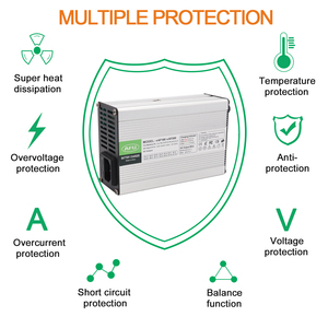 Cina fabbrica di fornitura 12.6V 10A carica batterie agli ioni di litio <span class=keywords><strong>per</strong></span> 3S 12V caricabatteria elettrico da bicicletta - Product Image 3