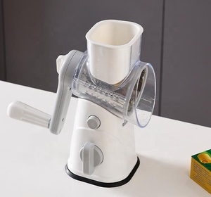 Cortador de verduras multifuncional, rebanador de rodillos con manivela manual, rebanador de verduras <span class=keywords><strong>Vertical</strong></span> tres en uno, corte de queso de cocina - Product Image 2