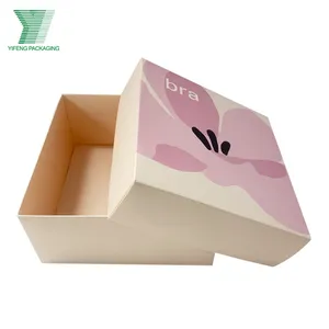 Custom Logo Luxury Retail Clothing Underwear Shipping Mailing Package Bra Lingerie Packaging Paper Clothes Boxes For Women