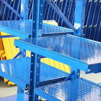 Halboffenes Formregalsystem mit Teilauszug für Industrielle Lagerung, Projektversorgung, Ingenieurwesen, Beschaffung und Gewerbliche Anlagen