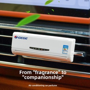 Creative Mini Air Conditioner Shape Long Lasting Auto Interior Scent Miniature AC Model <strong>Car</strong> Air Freshener Perfume - Product Image 3