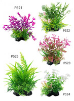 Décoration de Plante Artificielle pour Aquarium, Branche de Plante de Simulation et Plante Aquatique en Plastique, Ornement pour Aquarium pour l'Aquascaping