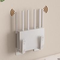 Support mural sans perçage pour routeur Wi-Fi et multiprise - Étagère adhésive pour décodeur TV