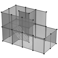 Parc pour animaux de compagnie pliable de qualité supérieure en acrylique écologique, parc pour chiens d'intérieur, chiots, parc pour chiots, enclos pour chiots, clôture pour animaux de compagnie d'intérieur