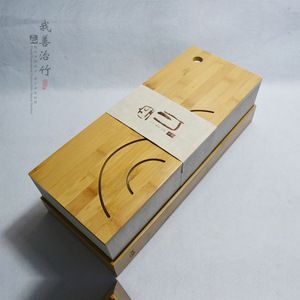 Bamboo Gift Box Rectangle Custom Made Wood Material For Tea Set Packaging With Logo Printing Option - Product Image 2