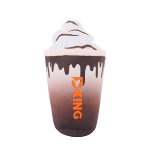D KING Giocattoli per Cani Ecologici, Robusti e Resistenti, a Forma di Coppa Gelato Sundae e Design Bevanda Caffè Assortito, Morbidi, Sonori e da Masticare, Taglia Piccola - Product Image 3